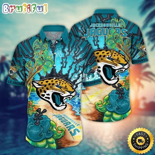 Discover Personalized Jacksonville Football Jaguarss Team Hawaiian Shirt Button Down
