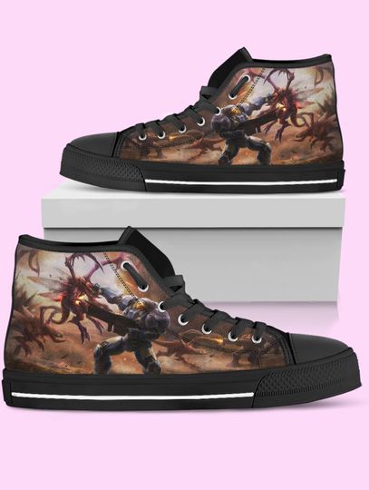Starcraft High Top Shoes, Video Game Sneakers for Women, Men