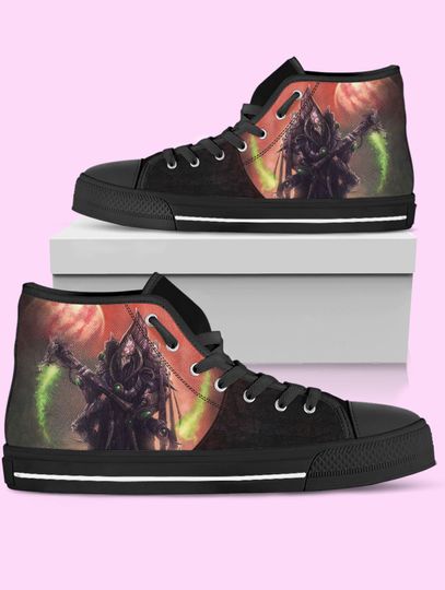 Starcraft High Top Shoes, Video Game Sneakers for Women, Men