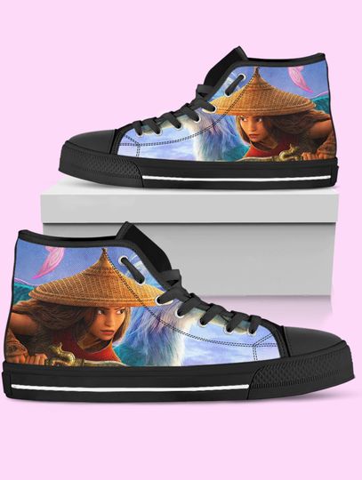 Discover Raya and the Last Dragon High Top Shoes, Anime Shoes