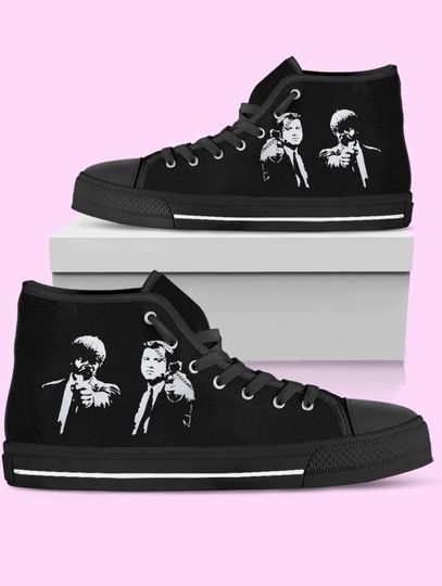 Discover Pulp Fiction High Top Shoes, Movie Sneakers for Women, Men