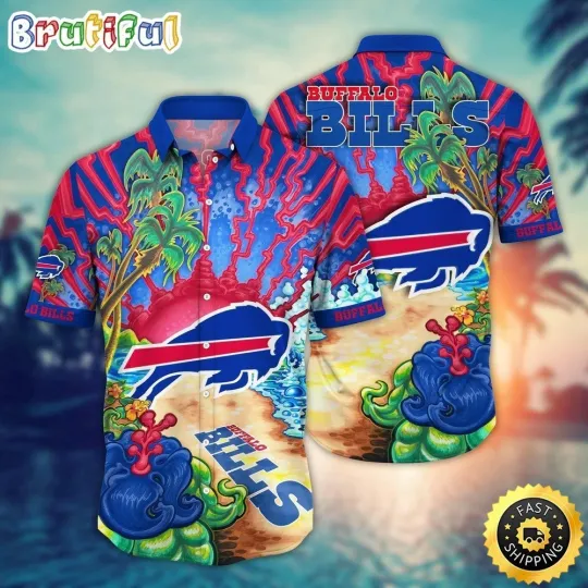 Discover Buffalo Football Billss Team Hawaiian Shirt Button Down Unisex