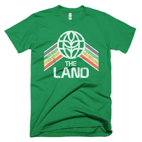 Discover EPCOT Center Green Land T-Shirt Vintage Disney World Retro Style