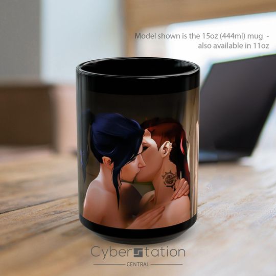 ARCANE Caitlyn & Vi Mug 11oz or 15oz League of Legends Gift, Arcane Merch