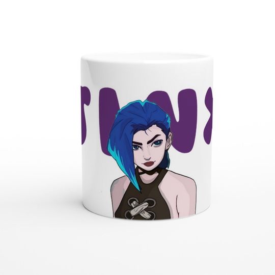 Jinx League Of Legends Coffee Mug | Arcane Merch