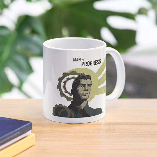 Discover Man of Progress Coffee Mug