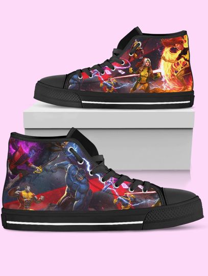 X-men Jean High Top Shoes, Cyclops Sneakers for Women, Men