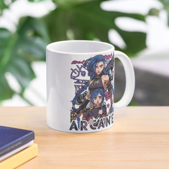 Discover Jinx Arcane Coffee Mug, Arcane Merch