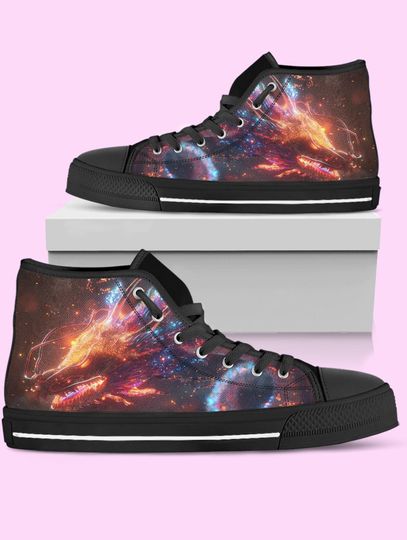 Discover Mulan Dragon High Top Shoes, Sneakers for Women, Men