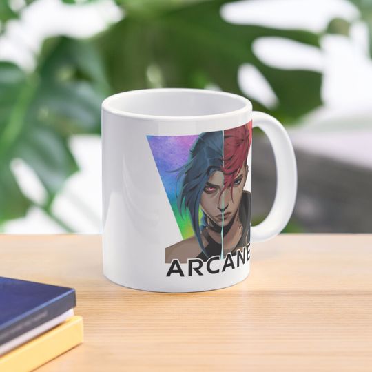 Discover Arcane Vi and Jinx Coffee Mug, Arcane Merch