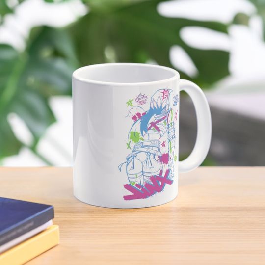 Discover Jinx Arcane Powder Graphic Coffee Mug, Arcane Merch