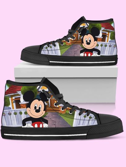 Discover Mickey Mouse High Top Shoes, Sneakers for Women, Men