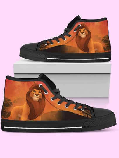 Discover Lion King High Top Shoes, Anime Sneakers for Women, Men