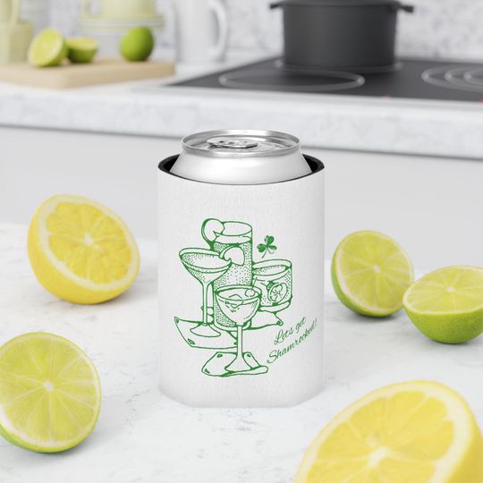 Discover Let's Get Shamrocked Can Cooler | St. Patrick's Day Drink Can Koozie