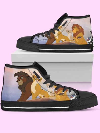 Discover Lion King High Top Shoes, Simba's Pride Anime Shoes