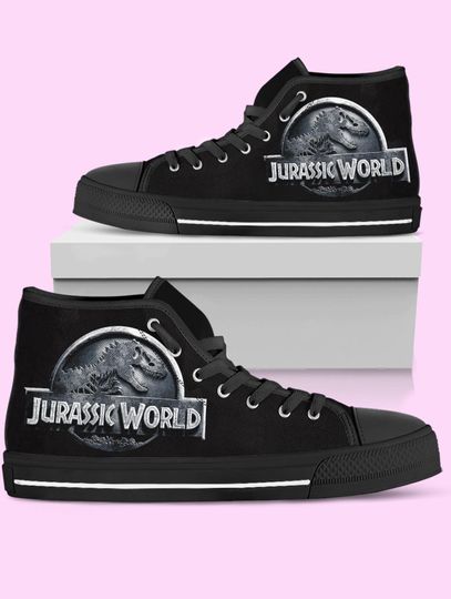 Discover Jurassic World High Top Shoes, Movie Sneakers for Women, Men