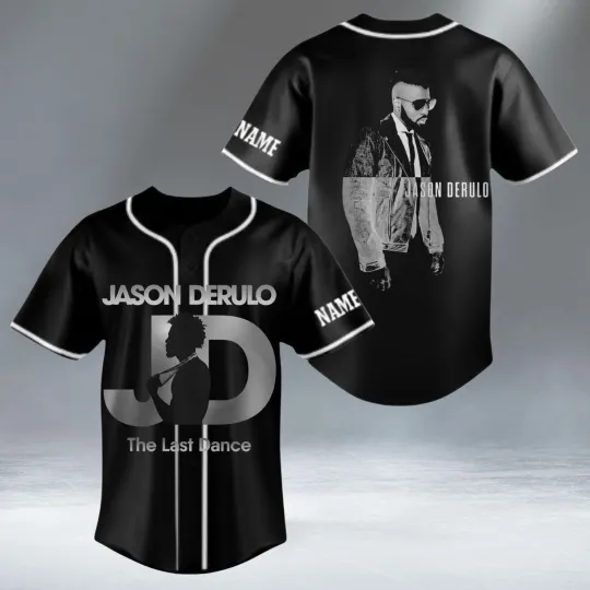 Discover Custom Jason Derulo Concert World Tour 2026 Baseball Jersey The Last Dance Inspi