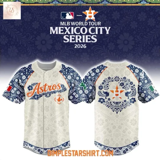 Houston Astro World Tour Mexico City Series 2026 Jersey