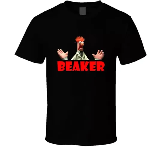 Discover The Muppets Beaker Funny TV Show Puppet T-Shirt