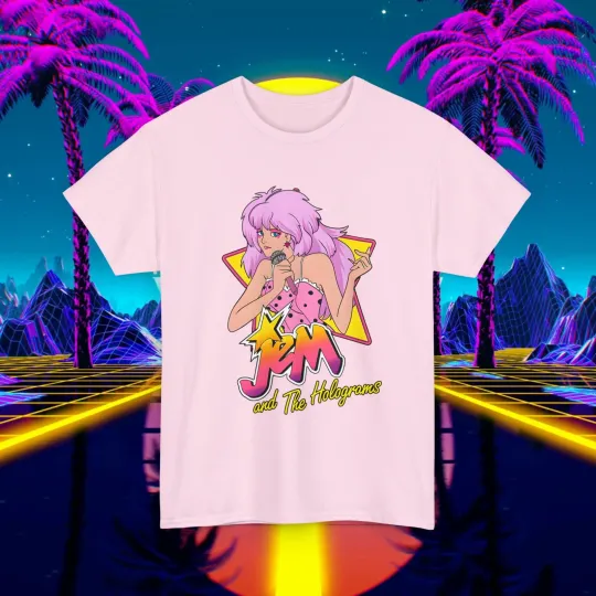 Discover Custom Jem and the Holograms T-Shirt Star 80s Vintage Unisex Cartoon Doll