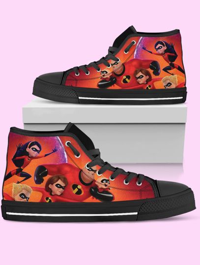 Discover Incredibles High Top Shoes, Sneakers for Women, Men