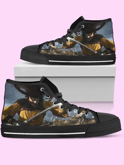 Discover Ghost of Yotei High Top Shoes, Video Game Sneakers