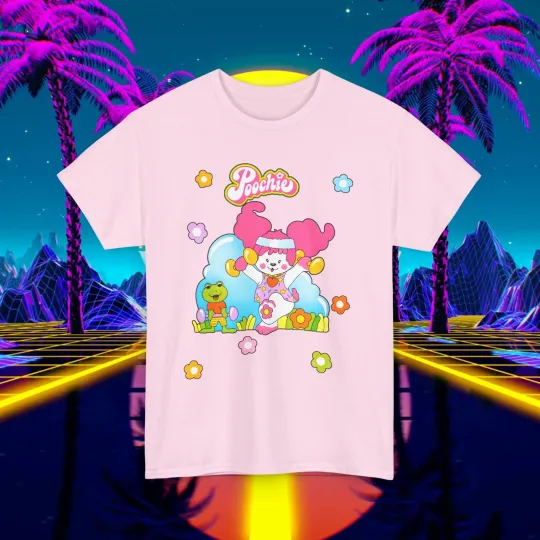 Discover Vintage 1980s Poochie Dog T-Shirt, Retro Exercise Design, Unisex T-Shirt