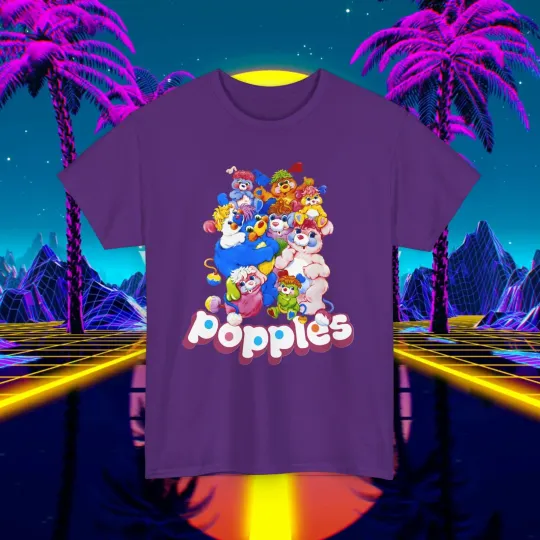Discover Vintage Popples T-Shirt - 80s Retro Unisex Cartoon Tee