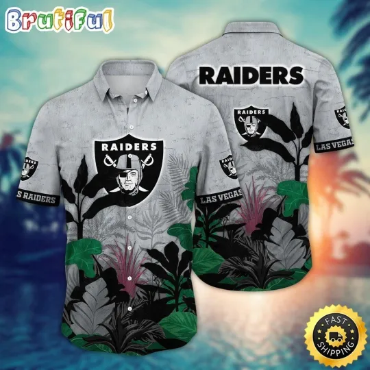 Discover Las Vegas Football Raiderss Team Hawaiian Shirt Button Down Unisex