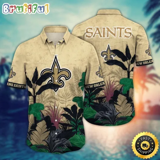 Discover New Orleans Football Saintss Team Hawaiian Shirt Button Down Unisex
