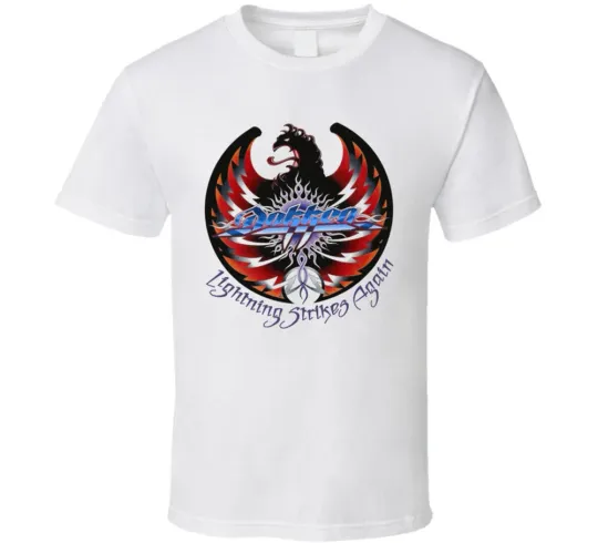 Discover Dokken Lightning Strikes Again Heavy T-Shirt