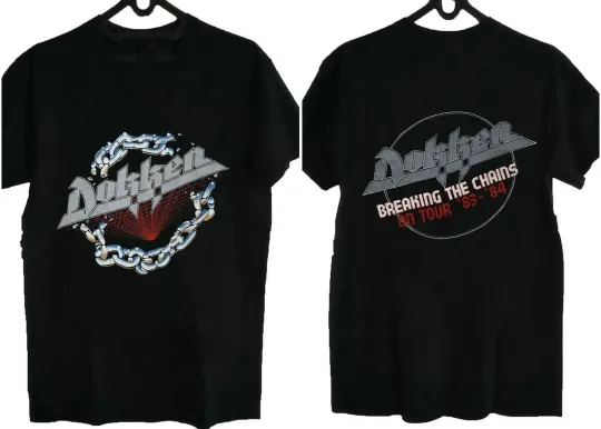 Discover Dokken Breaking the Chains on Tour T-Shirt Unisex Black