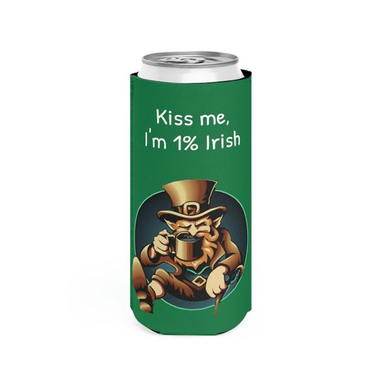 Discover Funny St Patrick Day can cooler - Irish friend gift - sarcastic St Patrick can cooler - Everyone Irish gift-  Slim Can Cooler