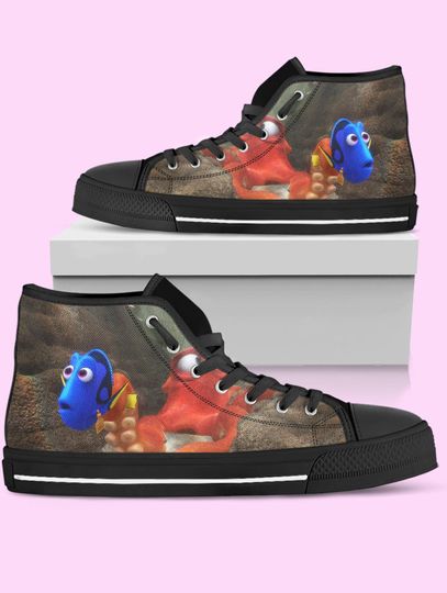 Discover Finding Dory High Top Shoes, Anime Sneakers for Women, Men