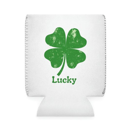 Discover Lucky Can Cooler Sleeve St Patricks Day Shamrock Great Gift for St Paddys Day