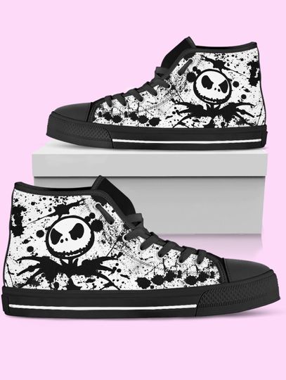 Discover Nightmare Before Christmas High Top Shoes, Jack Skellington Sneakers