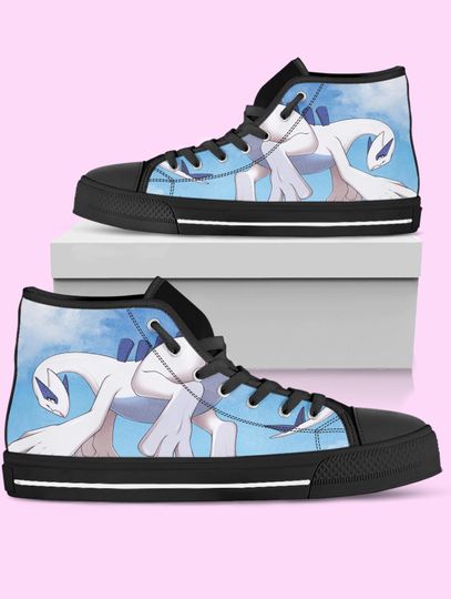 Discover PKM High Top Shoes, Lugia Anime Sneakers for Women, Men