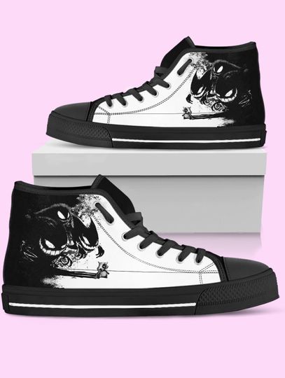 PKM High Top Shoes, Cubone Gengar Anime Sneakers for Women, Men
