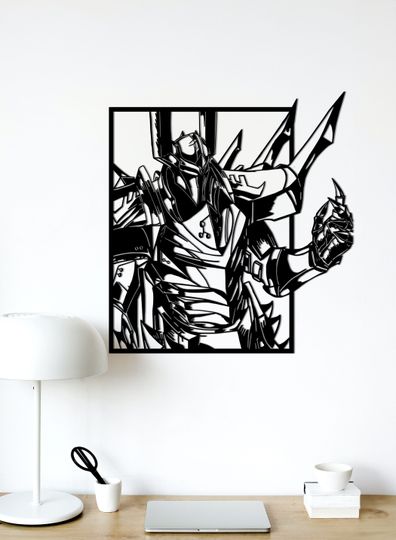 Discover Mordekaiser Metal Wall Art, League of Legends Wall Decor, Morde Art, Lol, League of Legends Fan Art, Jinx Fan Art, Metal Artwork, Arcane Merch