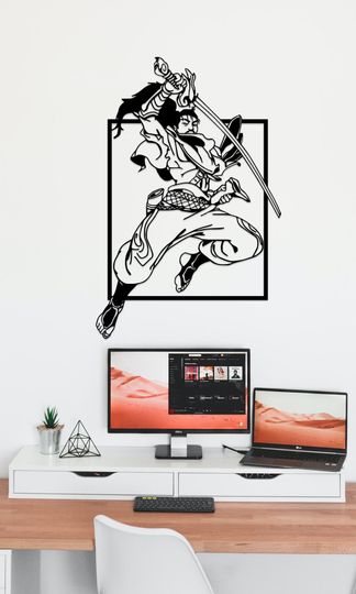 Yasuo Metal Wall Art, League of Legends Wall Decor, Arcane Art, Lol, League of Legends Fan Art, Yasuo Fan Art, Wind Art, Arcane Merch