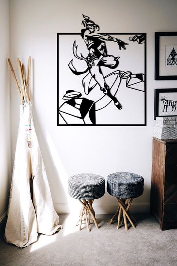 Discover Jett Metal Wall Art, Valorant Wall Decor, Jett Art, Lol, Valorant Fan Art, Jett Fan Art, Metal Artwork