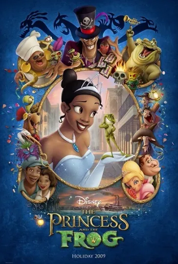 Discover Walt Disney The Princess and the Frog Vertical Poster