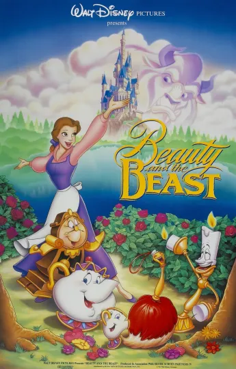 Walt Disney Beauty and the Beast Movie Poster, Premium Matte Vertical Poster