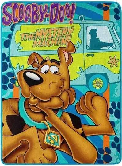 Scooby Doo Mystery Machine Van Fleece Blanket for Kids