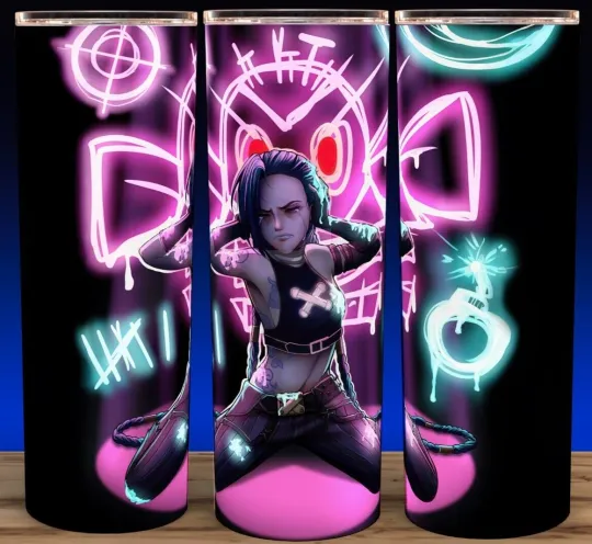 Discover Arcane Jinx League of Anime Legends Gamer Cup Mug Tumbler