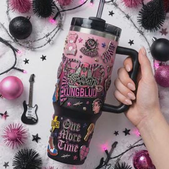 Discover YUNGBLUD Stainless Steel Tumbler with Handle (No Box, Only Tumbler)