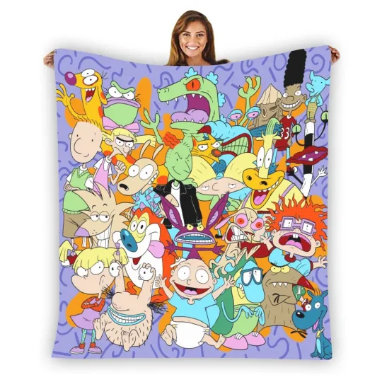 Discover Rugart Characters Paint Fleece Blanket