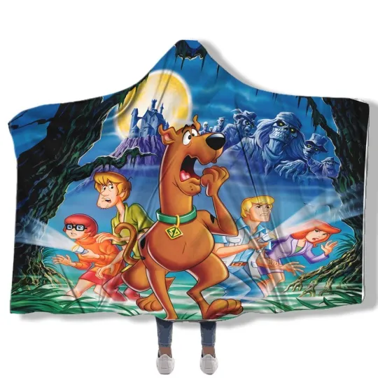 Discover Scooby Doo Friends Disney Hooded Blanket