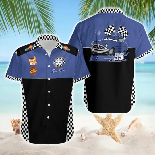 Doc Hudson Cars Hawaiian Shirt
