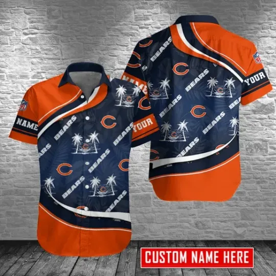 Discover Chicago Football Team Bearss Hawaiian Shirt Button Down Unisex Adults S-5XL